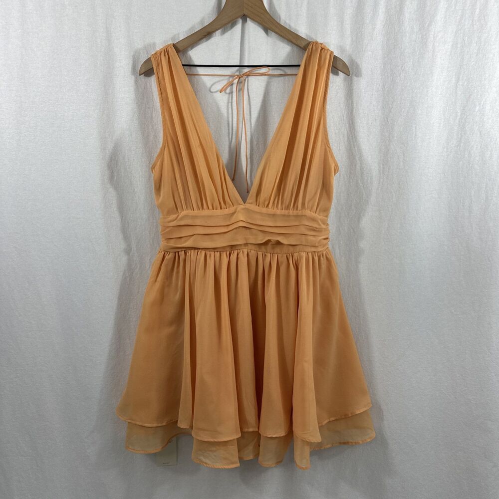 Abercrombie & Fitch Peach Mini Dress